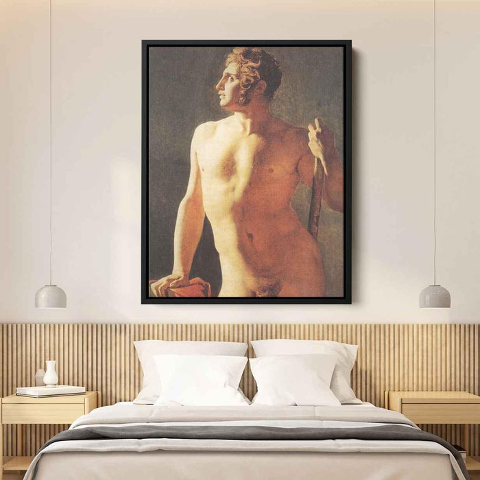 Male Torso (1800) by Jean Auguste Dominique Ingres - Canvas Artwork