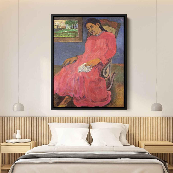 Melancholic (1891) by Paul Gauguin - Canvas Artwork