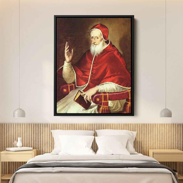 Portrait of Pope Pius V (1605) by El Greco - Canvas Artwork