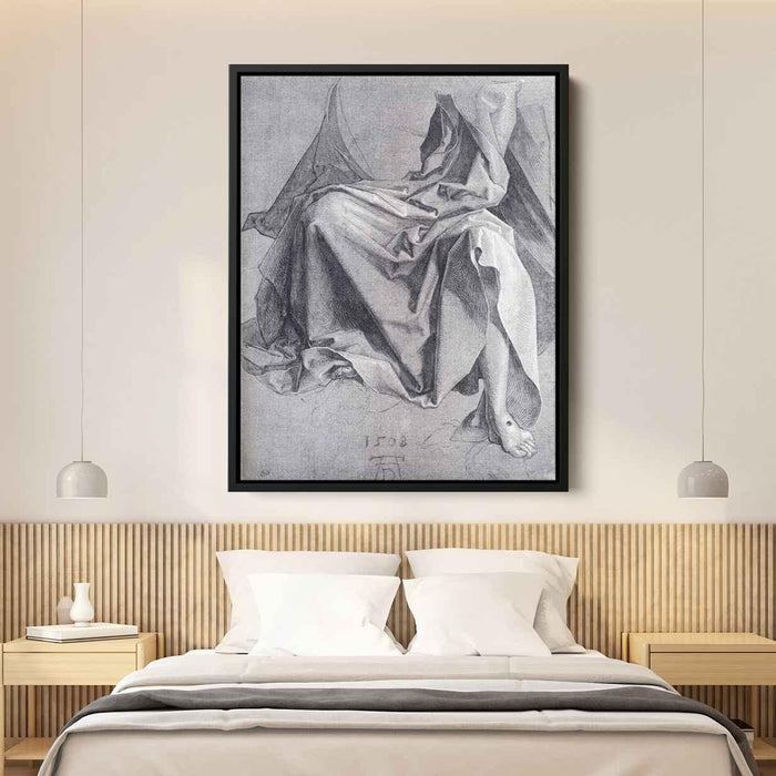 Study Of Drapery (1508) by Albrecht Durer - Canvas Artwork