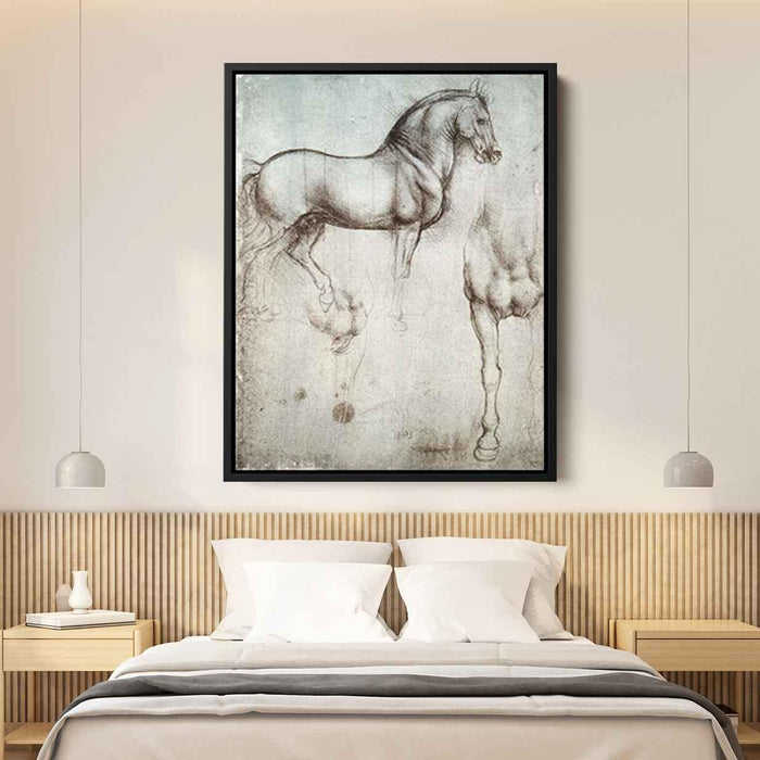 Study of horses (1490) by Leonardo da Vinci - Canvas Artwork