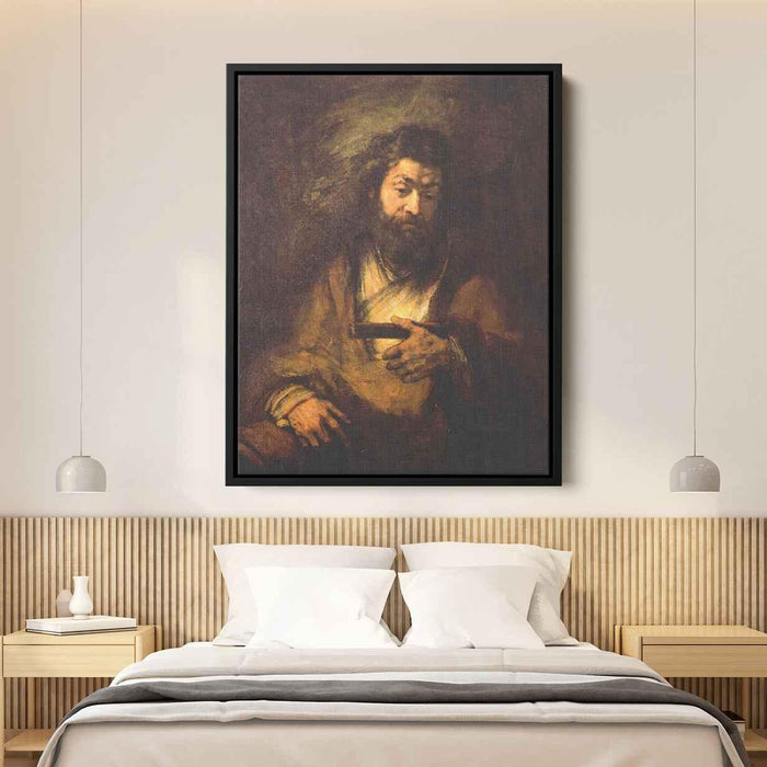 The Apostle Simon (1661) by Rembrandt - Canvas Artwork