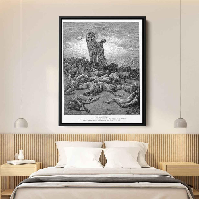 The Avaricious by Gustave Dore - Canvas Artwork