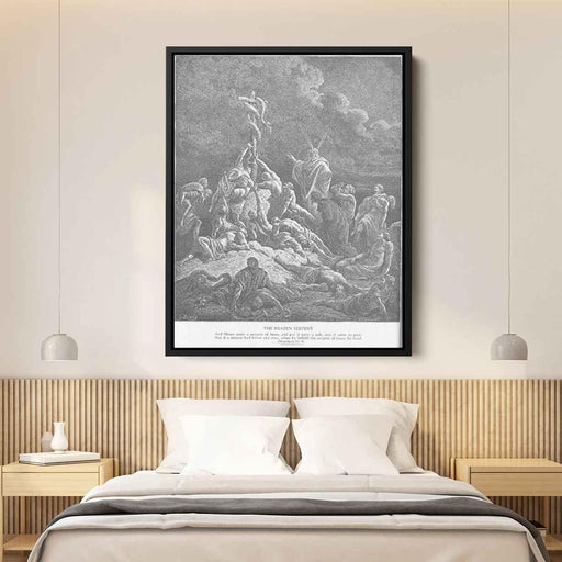 The Bronze Serpent by Gustave Dore - Canvas Artwork