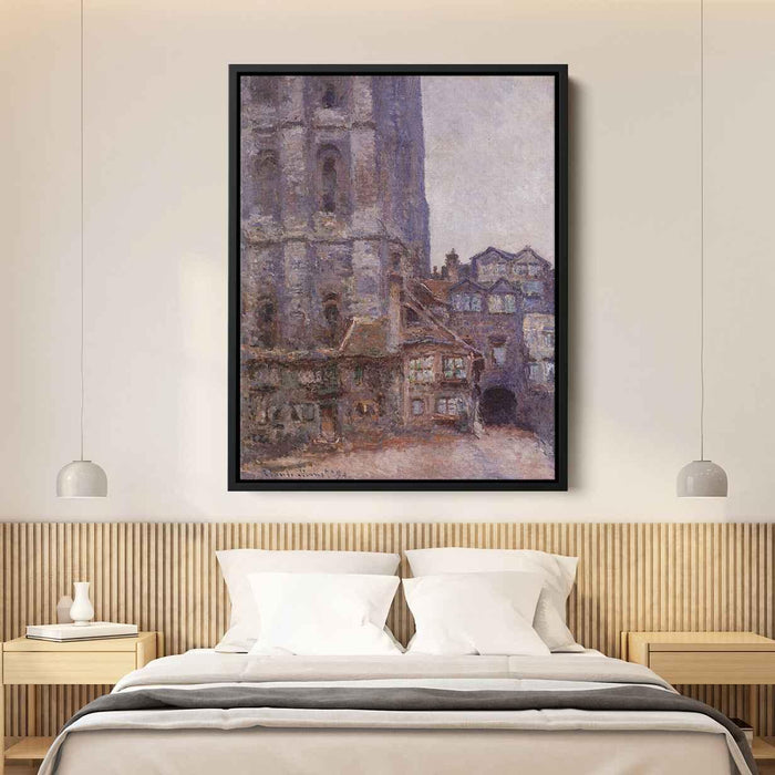 The Cour d'Albane, Grey Weather by Claude Monet - Canvas Artwork