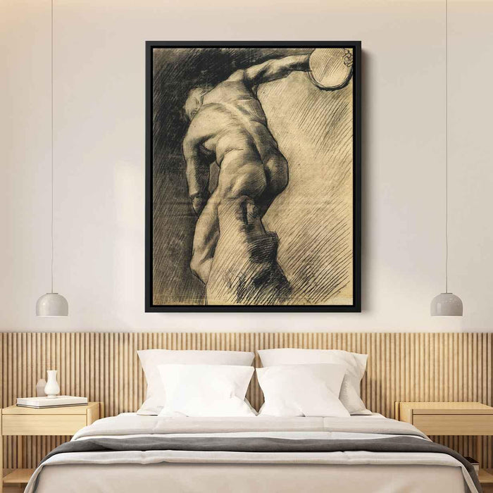 The Discus Thrower (1886) by Vincent van Gogh - Canvas Artwork