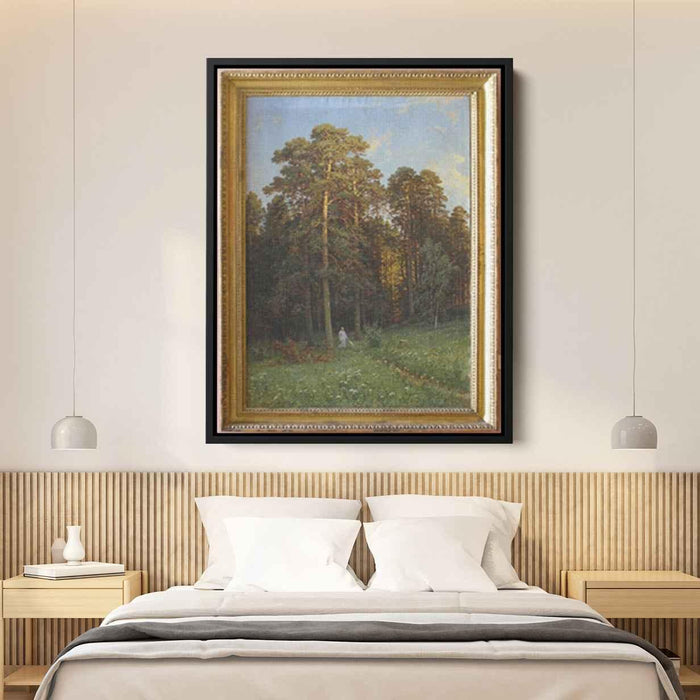 The Edge of a Pine Forest by Ivan Shishkin - Canvas Artwork