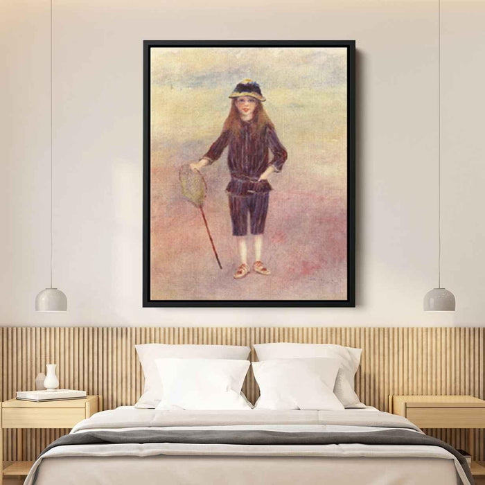 The Little Fishergirl (1879) by Pierre-Auguste Renoir - Canvas Artwork