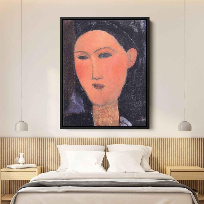 Woman's Head (1915) by Amedeo Modigliani - Canvas Artwork