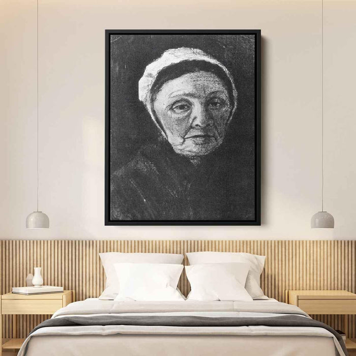 Woman with White Bonnet, Sien's Mother by Vincent van Gogh - Canvas Artwork