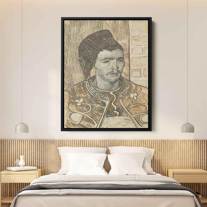 Zouave, Half-Figure by Vincent van Gogh - Canvas Artwork