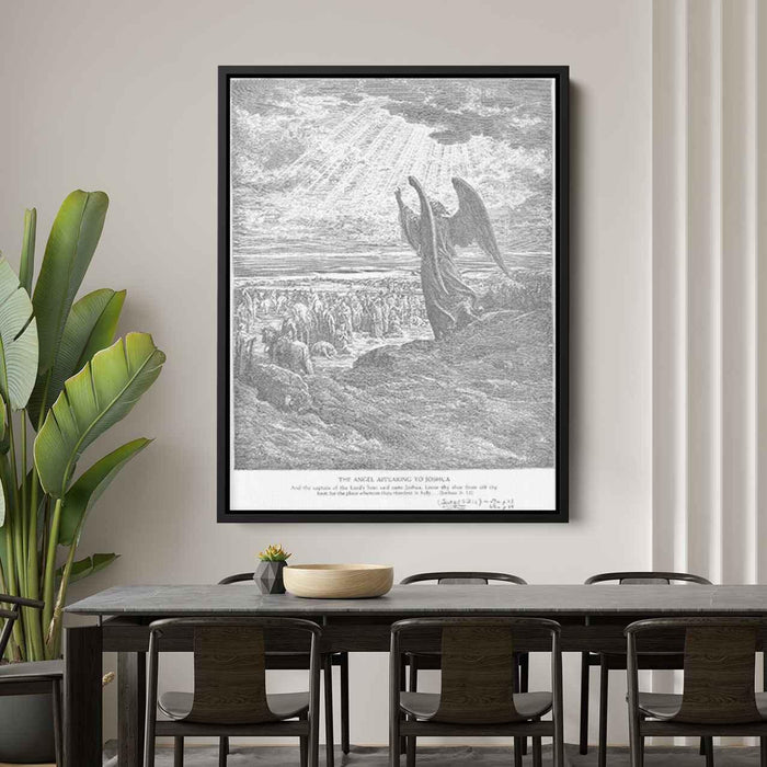 An Angel Appears to the Israelites by Gustave Dore - Canvas Artwork