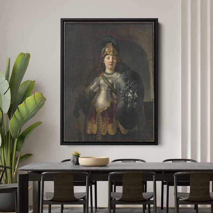 Bellona (1633) by Rembrandt - Canvas Artwork