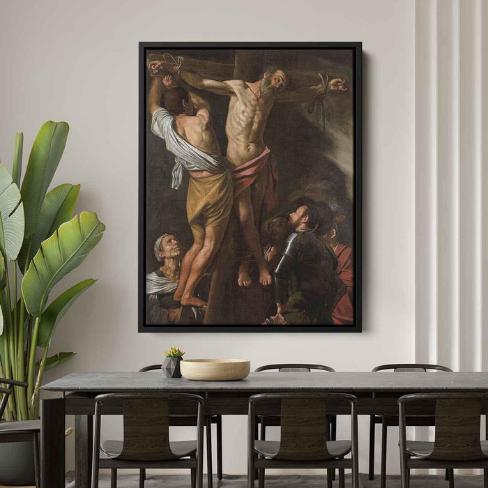 Crucifixion of Saint Andrew (1607) by Caravaggio - Canvas Artwork
