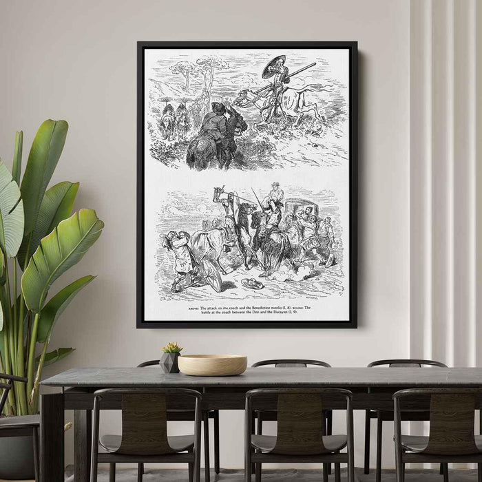 Don Quixote by Gustave Dore - Canvas Artwork