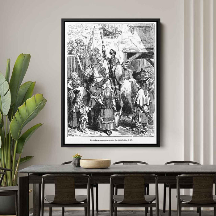 Don Quixote by Gustave Dore - Canvas Artwork