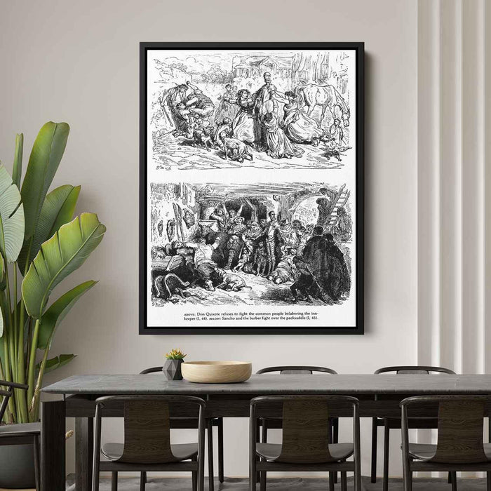 Don Quixote by Gustave Dore - Canvas Artwork