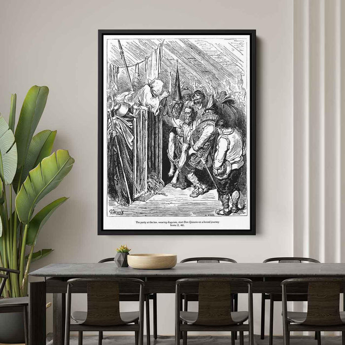 Don Quixote by Gustave Dore - Canvas Artwork