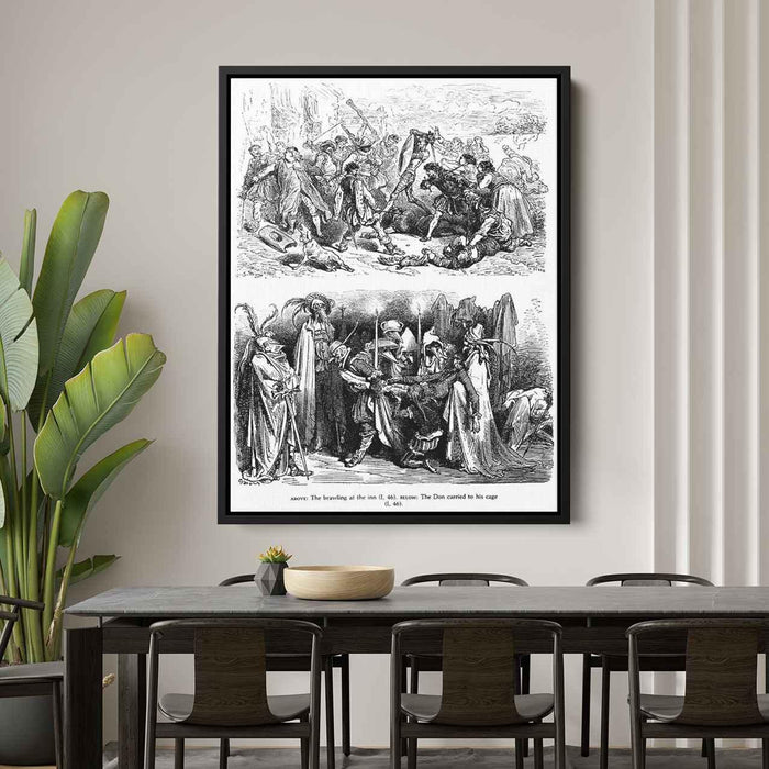 Don Quixote by Gustave Dore - Canvas Artwork