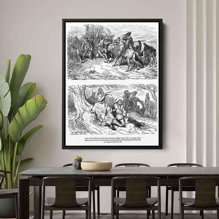 Don Quixote by Gustave Dore - Canvas Artwork