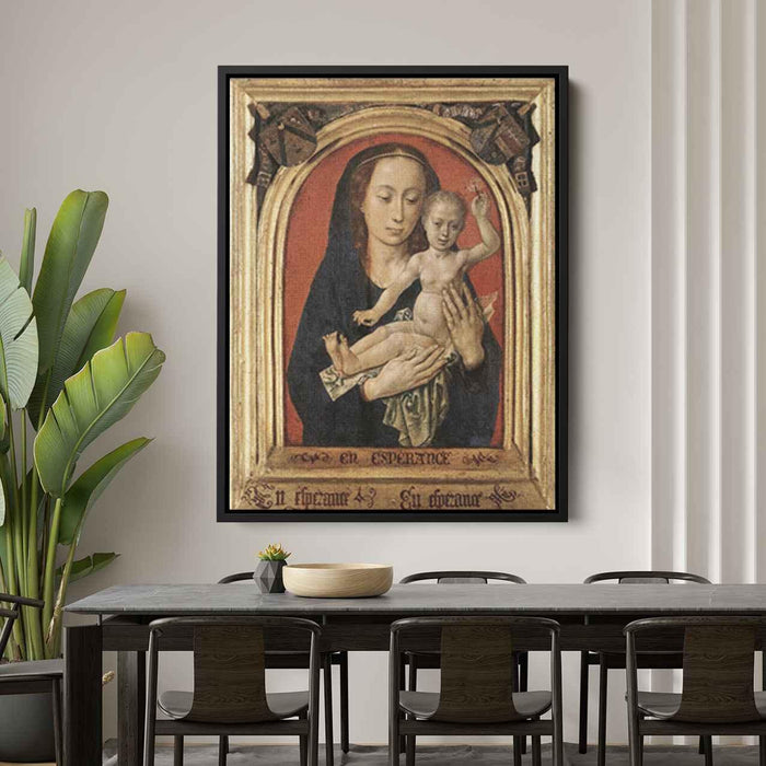 Virgin and Child (1478) by Hugo van der Goes - Canvas Artwork