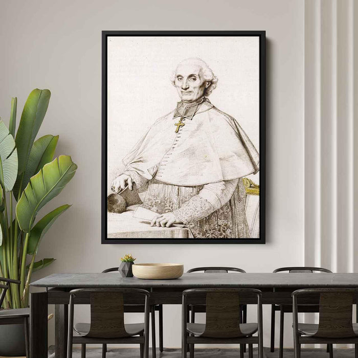 Monsignor Gabriel Cortois de Pressigny by Jean Auguste Dominique Ingres - Canvas Artwork