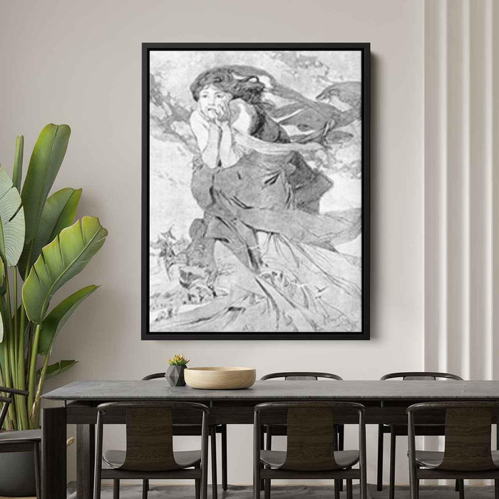 Novem by Alphonse Mucha - Canvas Artwork