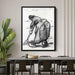 Peasant Woman, Digging, Seen from the Side by Vincent van Gogh - Canvas Artwork