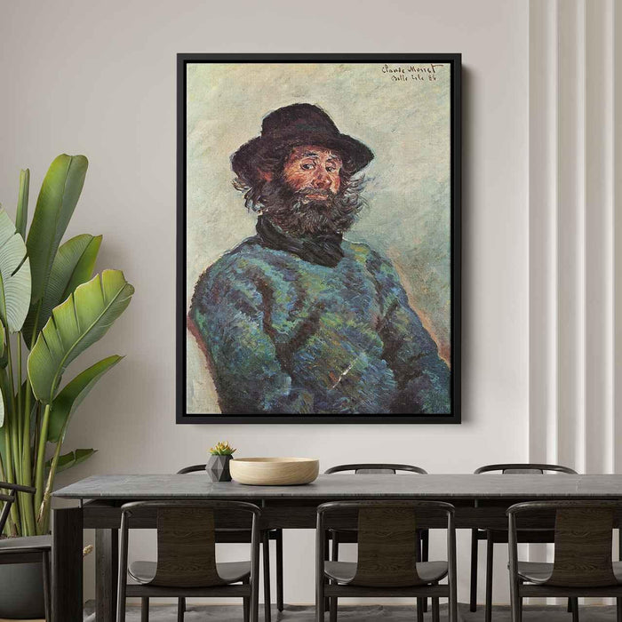 Portrait of Poly, fisherman at Kervillaouen by Claude Monet - Canvas Artwork