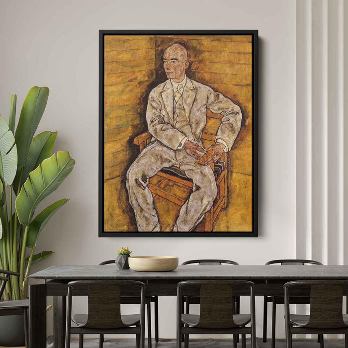 Portrait of Victor Ritter von Bauer (1918) by Egon Schiele - Canvas Artwork