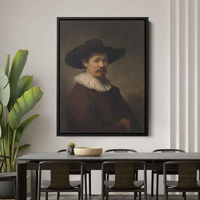 Portrait of Herman Doomer (1640) by Rembrandt - Canvas Artwork