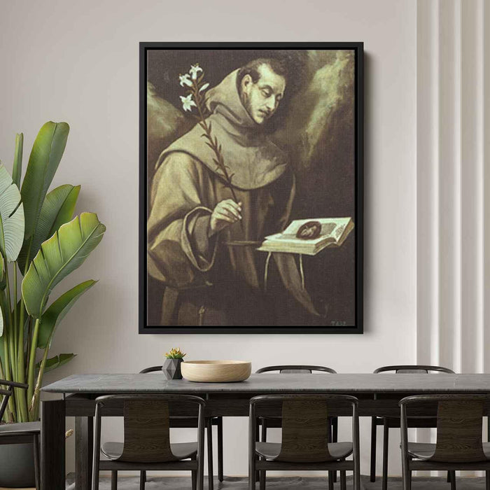 St. Antony of Padua (1577) by El Greco - Canvas Artwork