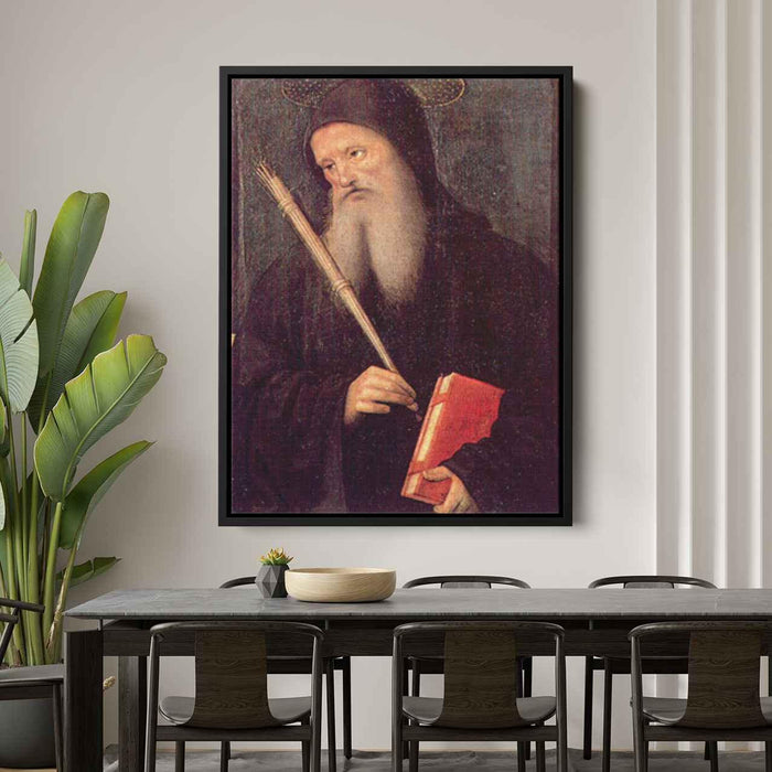 St. Benedict (1498) by Pietro Perugino - Canvas Artwork