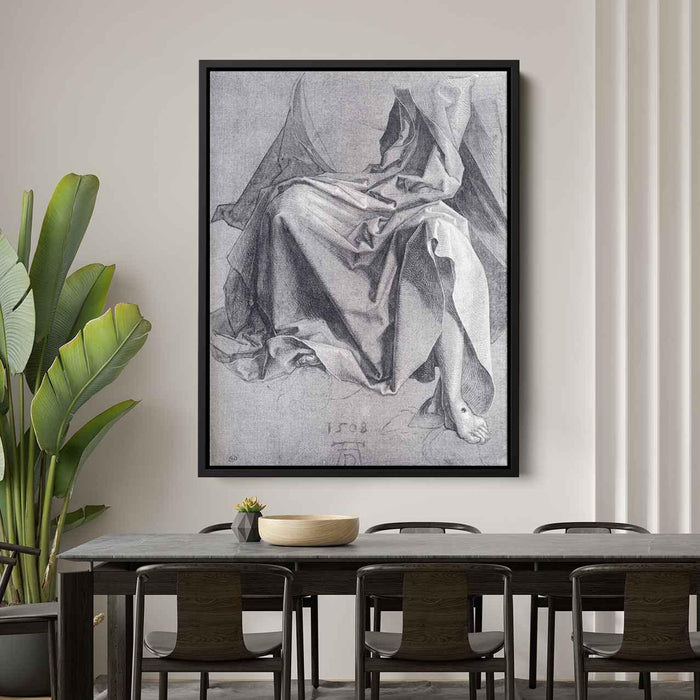 Study Of Drapery (1508) by Albrecht Durer - Canvas Artwork