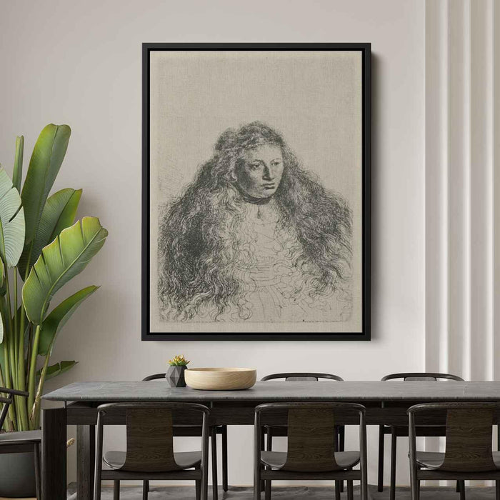 Study of Jewish Bride by Rembrandt - Canvas Artwork