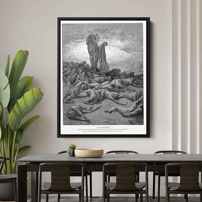 The Avaricious by Gustave Dore - Canvas Artwork