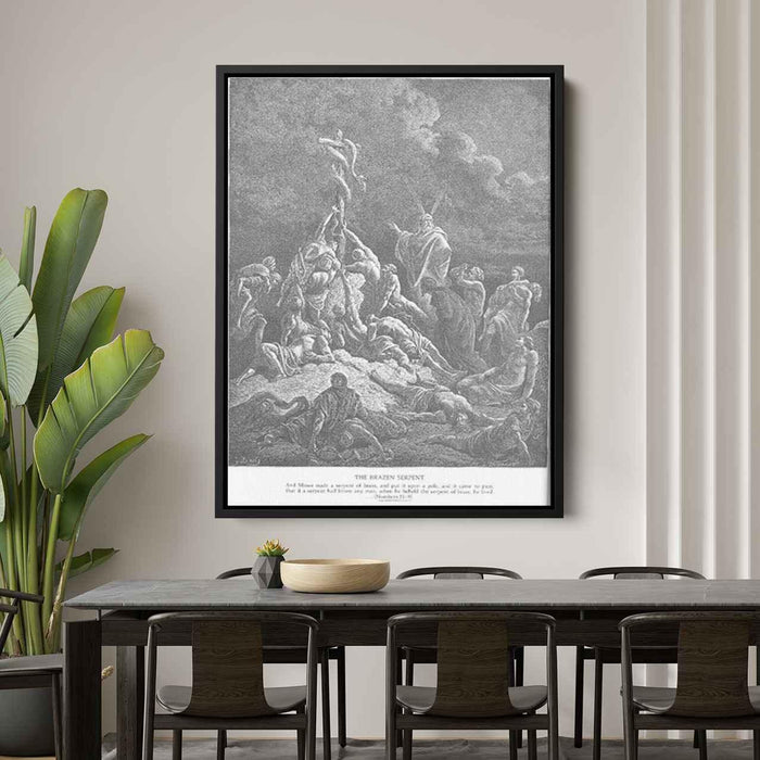 The Bronze Serpent by Gustave Dore - Canvas Artwork