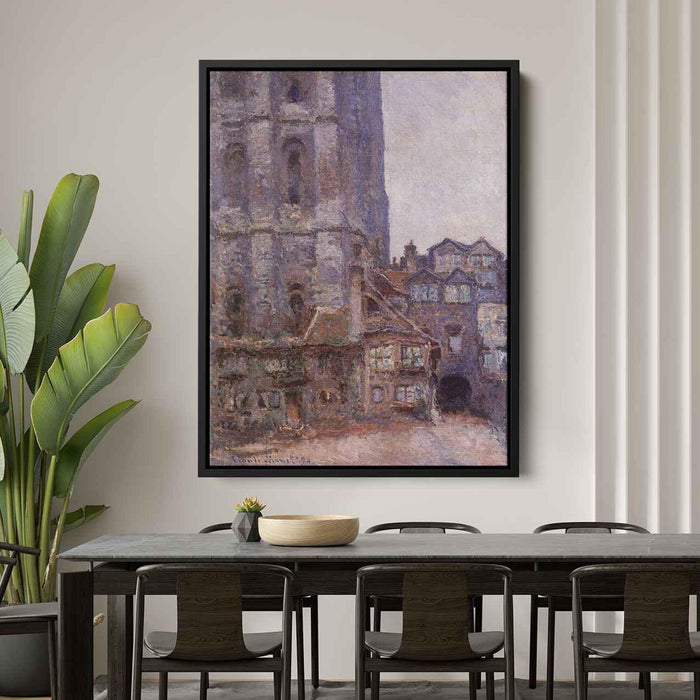 The Cour d'Albane, Grey Weather by Claude Monet - Canvas Artwork