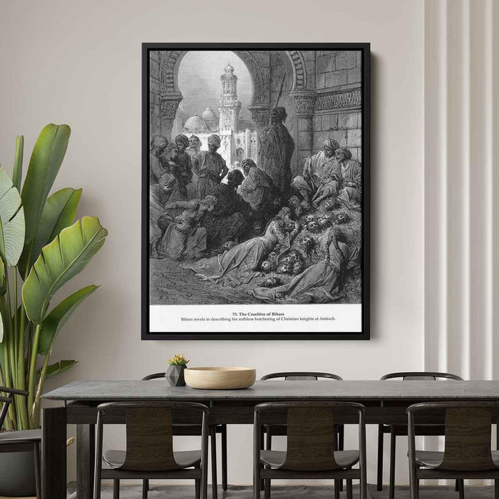 The Cruelties of Bibars by Gustave Dore - Canvas Artwork