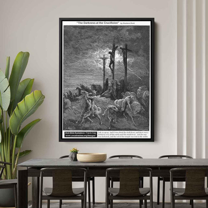 The Darkness At The Crucifixion by Gustave Dore - Canvas Artwork