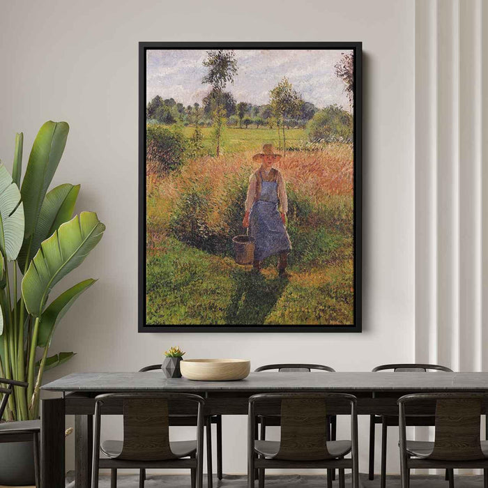 The Gardener, Afternoon Sun, Eragny by Camille Pissarro - Canvas Artwork