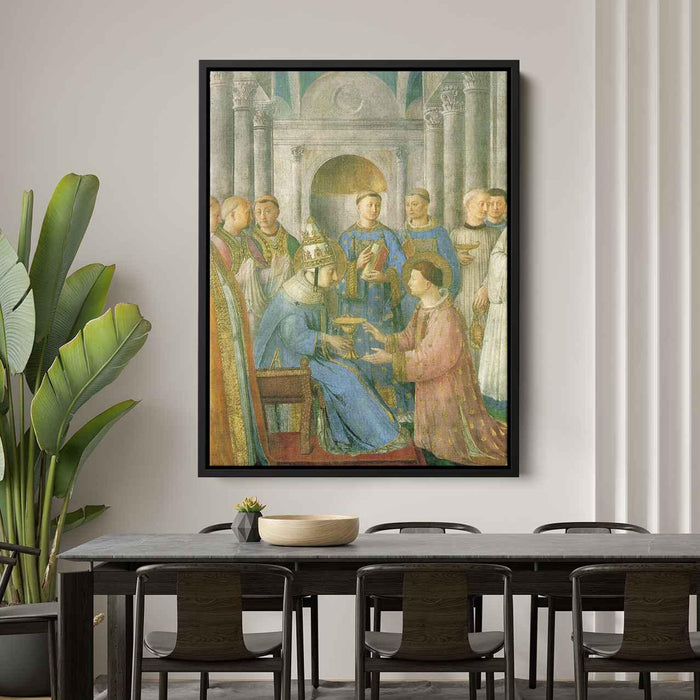 The ordination of St. Lawrence (1449) by Fra Angelico - Canvas Artwork