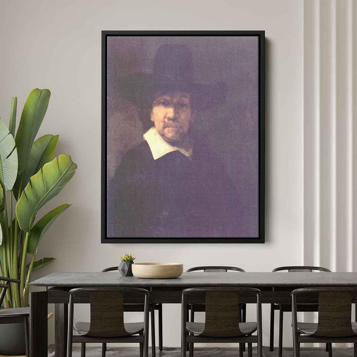 The Poet Jeremia de Decker (1666) by Rembrandt - Canvas Artwork