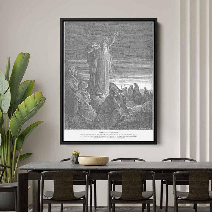 The Prophet Ezekiel by Gustave Dore - Canvas Artwork