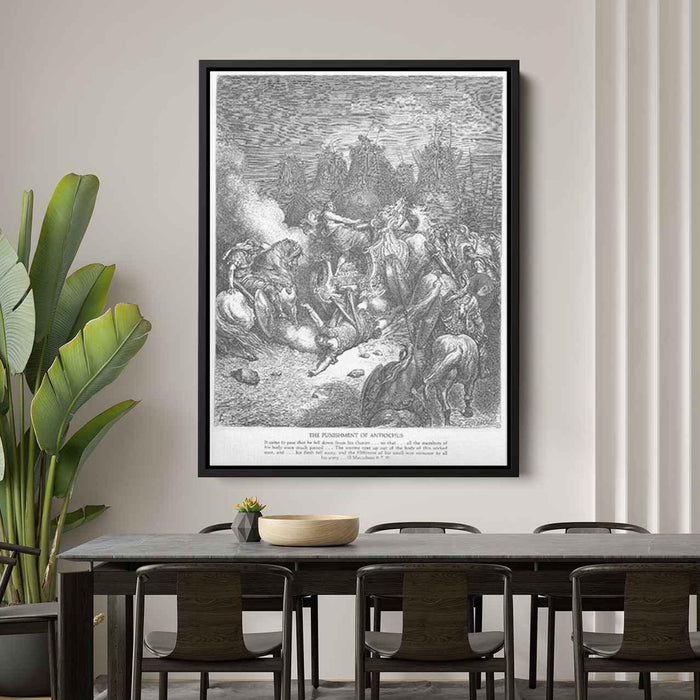 The Punishment of Antiochus by Gustave Dore - Canvas Artwork