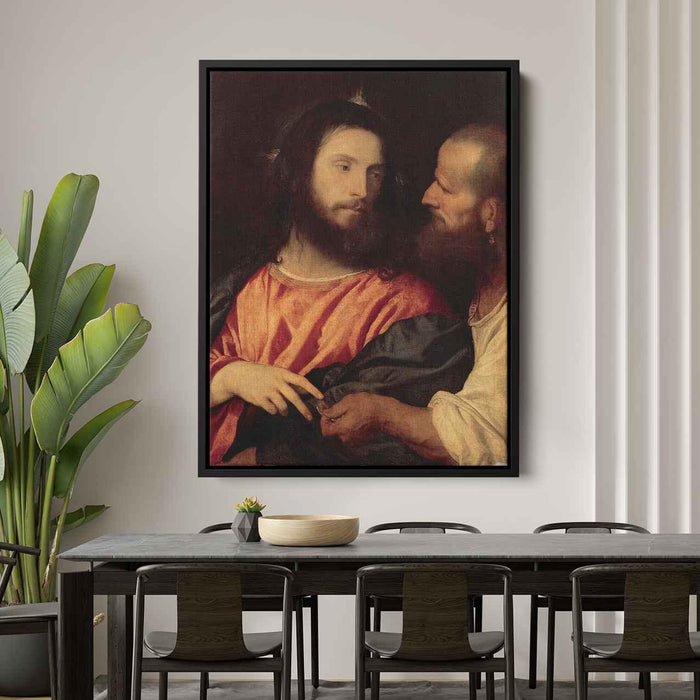 The Tribute Money (1516) by Titian - Canvas Artwork