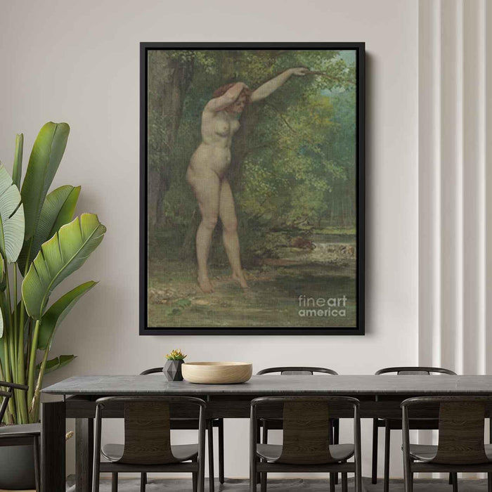 The Young Bather (1866) by Gustave Courbet - Canvas Artwork