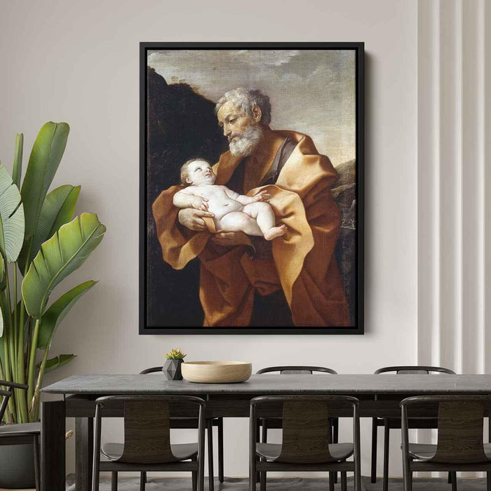 St Joseph by Guido Reni - Canvas Artwork