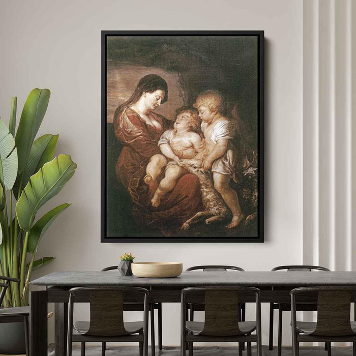 Virgin and Child with the Infant St. John by Peter Paul Rubens - Canvas Artwork