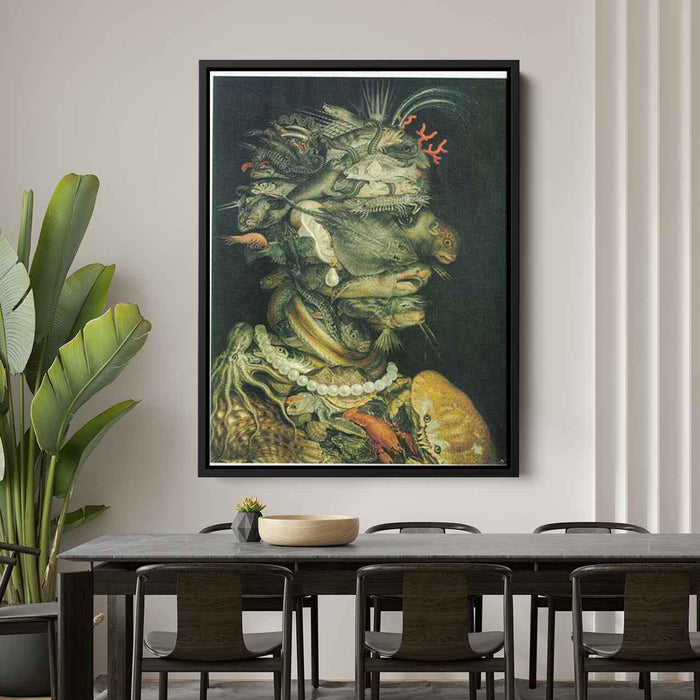 Water (1566) by Giuseppe Arcimboldo - Canvas Artwork